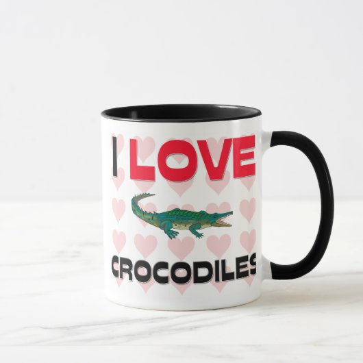 I Liebe-Krokodile Tasse (Rechts)