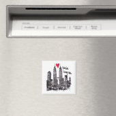 I Liebe Kuala Lumpur Magnet (In Situ (Geschirrspüler))