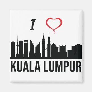 I Liebe Kuala Lumpur Skyline Malaysische Kultur Magnet