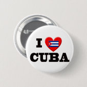 I Liebe Kuba Button (Vorne & Hinten)