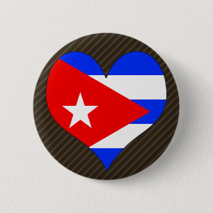 I Liebe Kuba Button