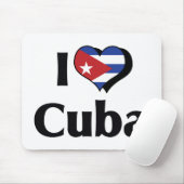 I Liebe Kuba-Flagge Mousepad (Mit Mouse)