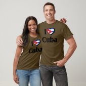 I Liebe Kuba-Flagge T-Shirt (Unisex)