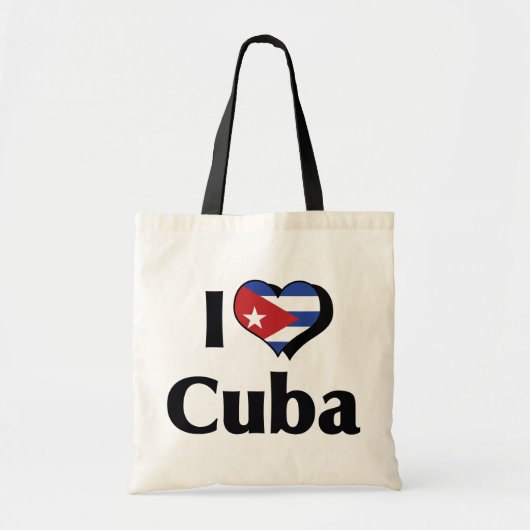 I Liebe Kuba-Flagge Tragetasche (Vorne)