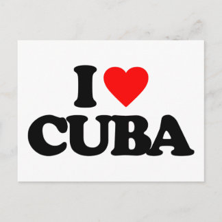 I LIEBE KUBA POSTKARTE