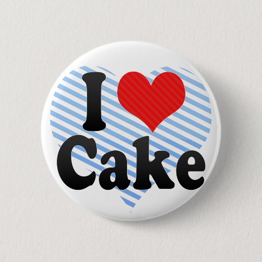 I Liebe-Kuchen Button (Vorderseite)