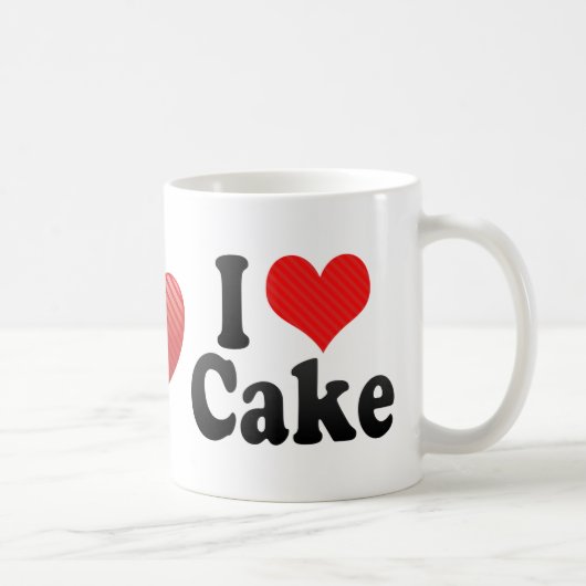 I Liebe-Kuchen Kaffeetasse (Rechts)