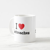 I Liebe Küchenherz personalisiert Kaffeetasse (Vorderseite Links)