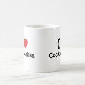 I Liebe Küchenherz personalisiert Kaffeetasse (Mittel)
