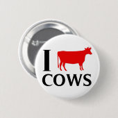 I Liebe-Kühe Button (Vorne & Hinten)