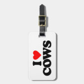 I LIEBE-KÜHE GEPÄCKANHÄNGER (Vorderseite vertikal)