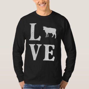 I Liebe Kühe Milchkühe Bauer Farm T-Shirt