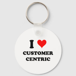 I Liebe-Kunde Centric Schlüsselanhänger