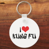 I Liebe Kung Fu Schlüsselanhänger (Vorderseite)