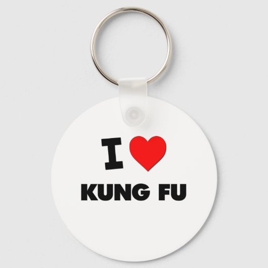 I Liebe Kung Fu Schlüsselanhänger (Vorderseite)