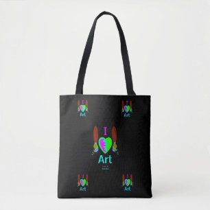 I Liebe-Kunst ganz über Druck-Taschen-Tasche Tasche