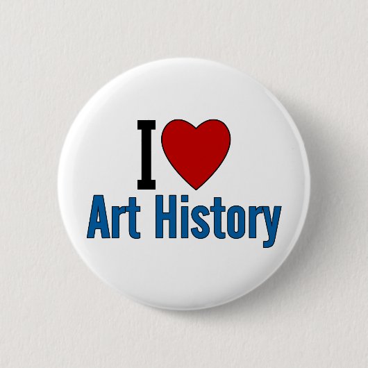 I Liebe Kunstgeschichte Button (Vorderseite)