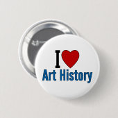 I Liebe Kunstgeschichte Button (Vorne & Hinten)