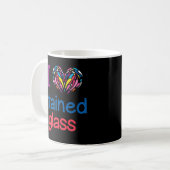 I Liebe Kunsthandwerker aus Glas Kaffeetasse (Vorderseite Links)