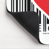 I Liebe-Kupons Mousepad (Ecke)