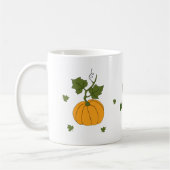 I Liebe Kürbis Minimalistischer Niedlicher Kaffee Kaffeetasse (Links)