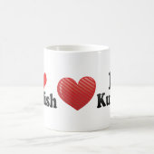 I Liebe kurdisch Kaffeetasse (Mittel)