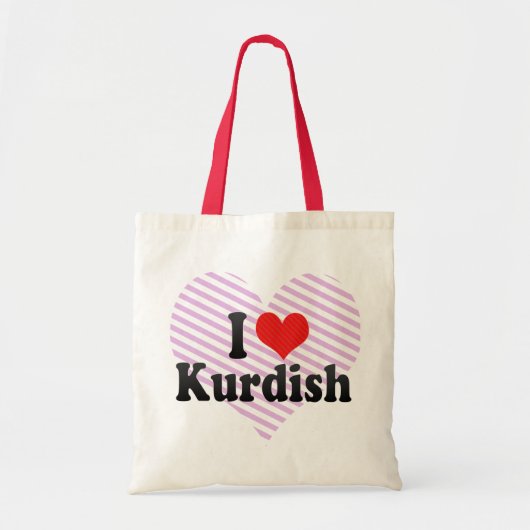 I Liebe kurdisch Tragetasche (Vorne)
