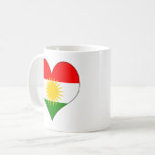 I Liebe-Kurdistan Kaffeetasse (Vorderseite Links)