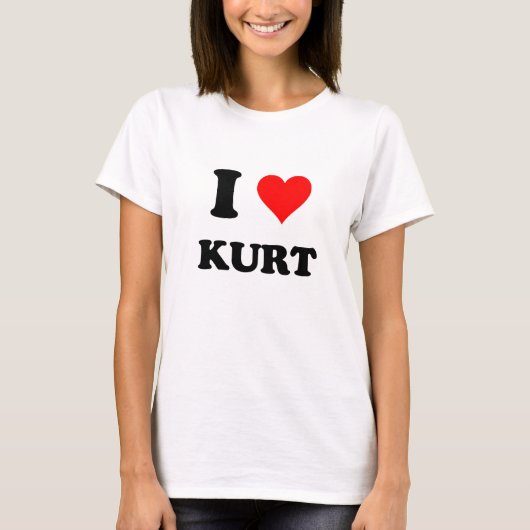 I Liebe Kurt T-Shirt (Vorderseite)