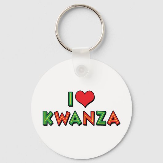 I Liebe Kwanza Schlüsselanhänger (Vorderseite)