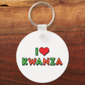 I Liebe Kwanza Schlüsselanhänger (Vorderseite)
