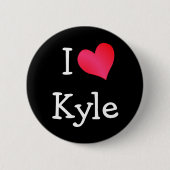 I Liebe Kyle Button (Vorderseite)