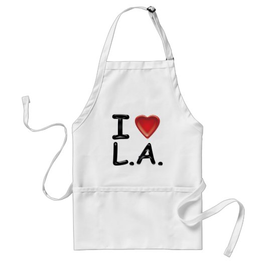 I Liebe L.A. Schürze (Vorne)