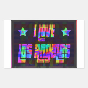 I LIEBE LA Beautiful Neon Sticker