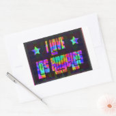 I LIEBE LA Beautiful Neon Sticker (Umschlag)