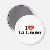I Liebe La Gewerkschaft Magnet (Vorderseite/Rückseite)