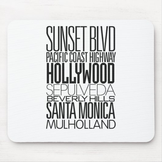 I Liebe LA Mousepad (Vorne)