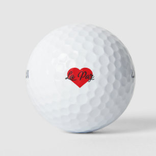 I Liebe La Paz - Bolivien Golfball