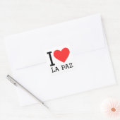 I Liebe la Paz Quadratischer Aufkleber (Umschlag)