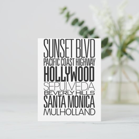 I LIEBE LA POSTKARTE (Stehend Vorderseite)