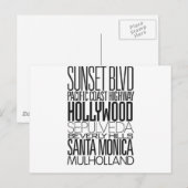 I Liebe LA Postkarte (Vorne/Hinten)