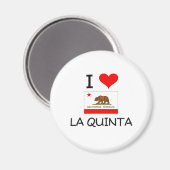 I Liebe LA QUINTA Kalifornien Magnet (Vorderseite/Rückseite)