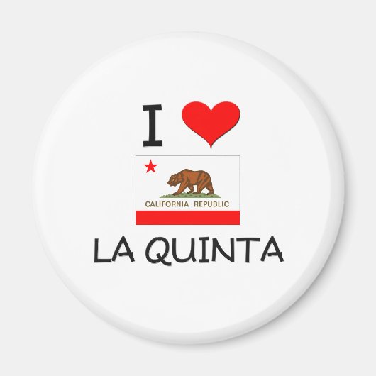 I Liebe LA QUINTA Kalifornien Magnet (Vorne)