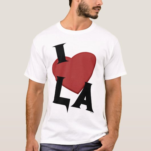 I Liebe LA T-Shirt (Vorderseite)