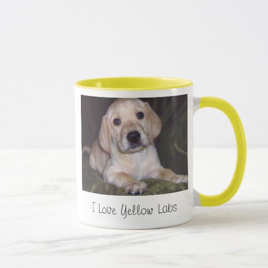 I Liebe-Labrador-Kaffee-Tasse Tasse (Rechts)