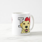 I Liebe Labradors Kaffeetasse (VorderseiteRechts)