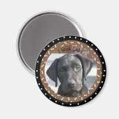 I Liebe Labradors Magnet (Vorderseite/Rückseite)
