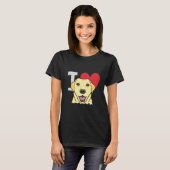 I Liebe Labradors T-Shirt (Vorne ganz)