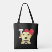 I Liebe Labradors Tasche (Rückseite)