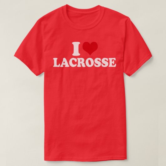 I Liebe Lacrosse1 T-Shirt (Design vorne)